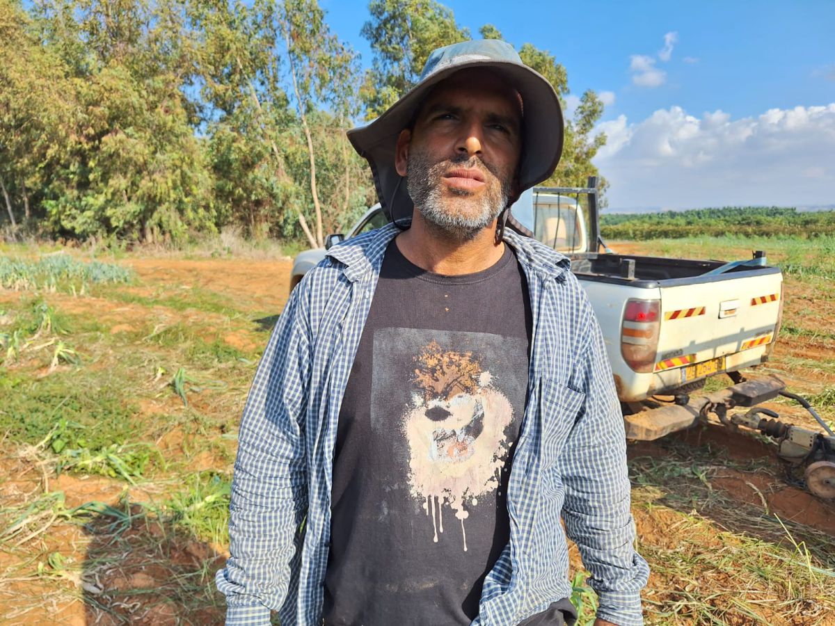 החקלאי מצופית: המתנדבים הצילו את המדינה ממשבר