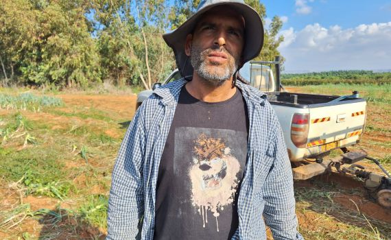 החקלאי מצופית: המתנדבים הצילו את המדינה ממשבר