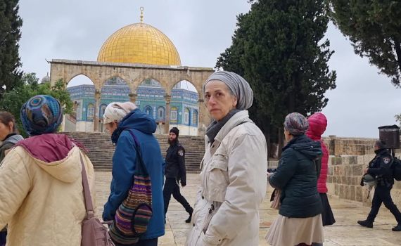 משפחות נופלים וחטופים עלו להר הבית