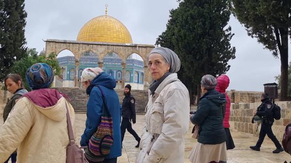 משפחות נופלים וחטופים עלו להר הבית