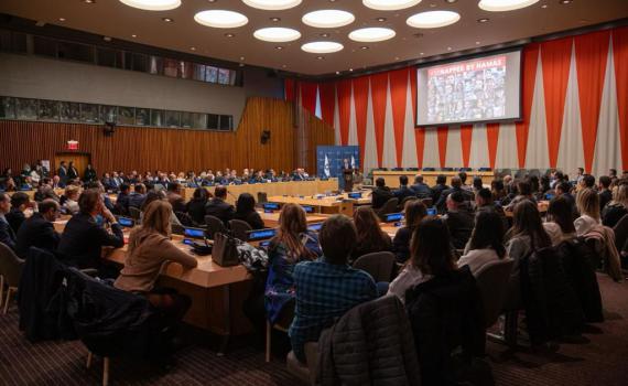 סרט הזוועות הוצג באו"ם, רבים עזבו במהלך ההקרנה