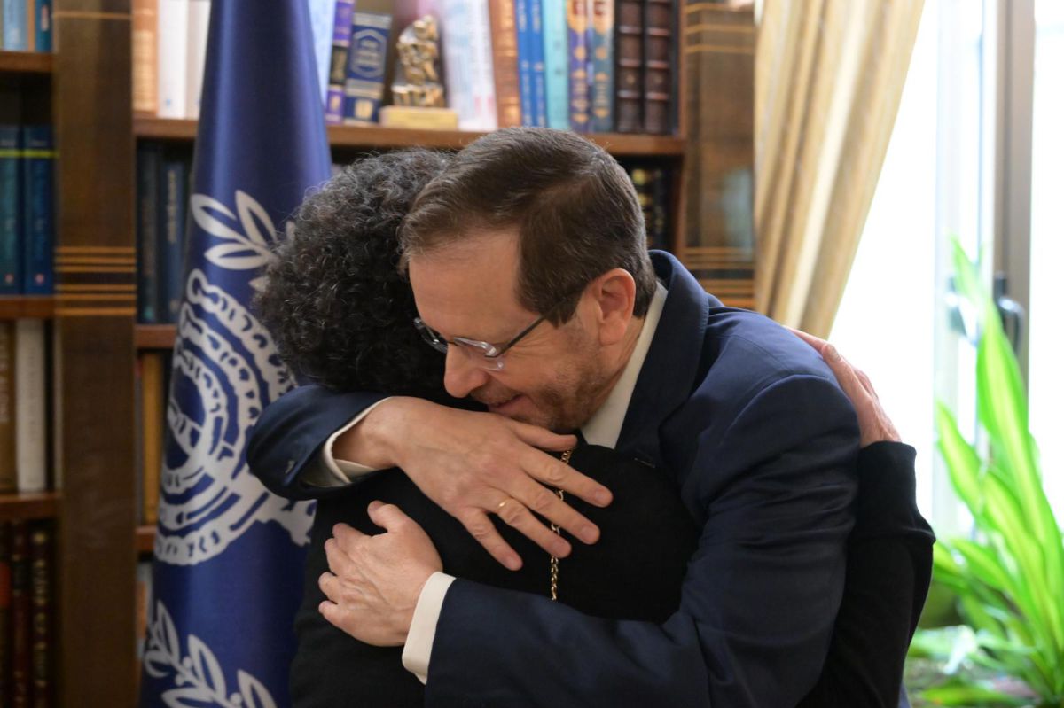 "ידעתי שתחזירו אותנו": שושן הרן נפגשה עם הרצוג