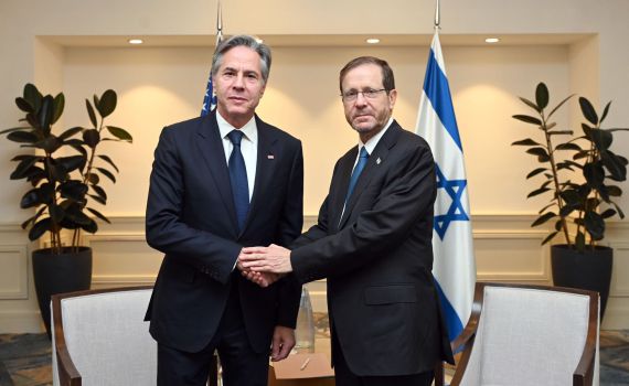 בלינקן שוחח עם הרצוג: "יש חשיבות למנוע הסלמה"