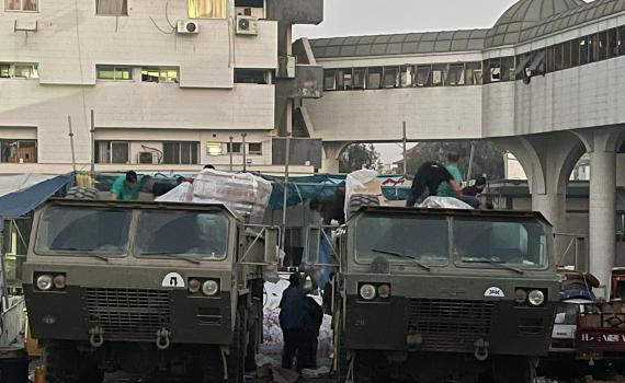 צה"ל העביר מים ומזון לבית החולים שיפאא
