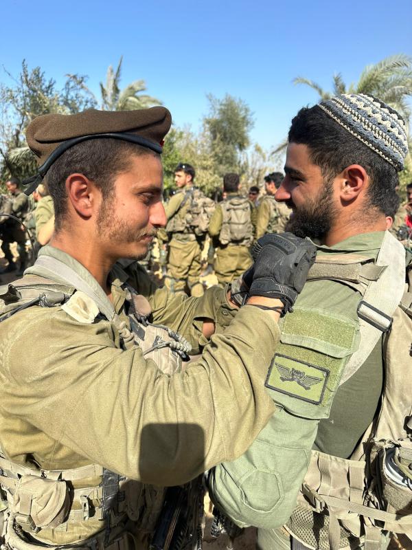 סיכת הנמר הוענקה בלב רצועת עזה | צפו