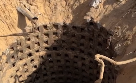 ליד גלגל ענק ואוניברסיטה: צה"ל משמיד עוד מנהרות