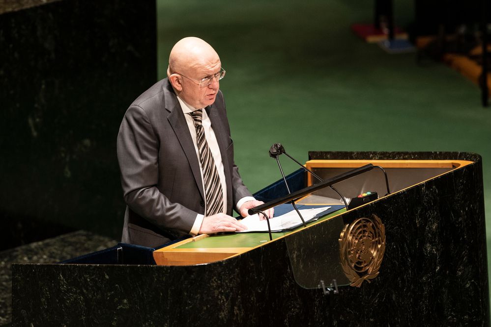 נציג רוסיה באו"ם: "לישראל אין זכות להגנה עצמית"