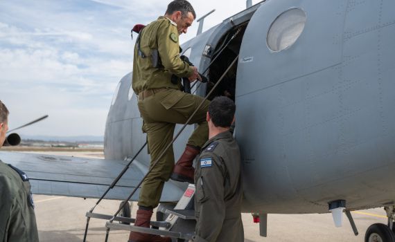 הרמטכ"ל טס מעל עזה: "כל צה״ל עובד כדי שתתקדמו"
