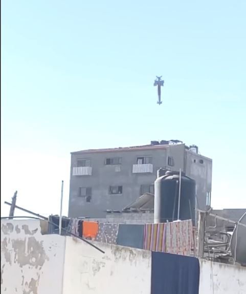 בהילוך איטי: טיל ממטוס קרב מוריד בניין בעזה. צפו