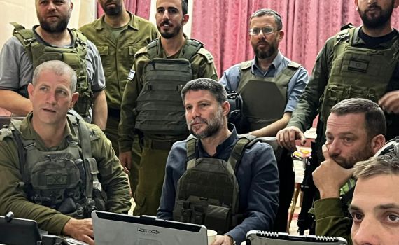 סמוטריץ' הגיע לסיור בעזה: "לא נעצור עד הניצחון"