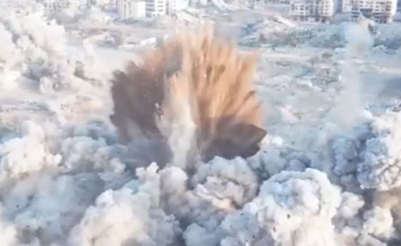 צפו: פוצצה מנהרת המטכ"ל של החמאס