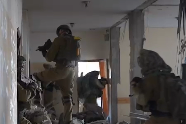 צה"ל פשט על חמ"ל הבטחון הכללי של חמאס. צפו