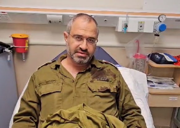הקצין שנפצע בפיגוע דקירה משחזר: 'מזל שזה הייתי אני'