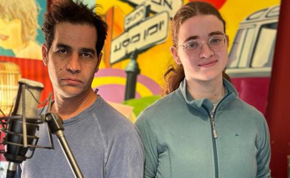 אביב גפן בדואט עם מיאה ליימברג שחזרה מהשבי