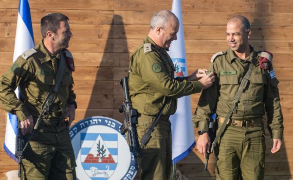 תא"ל יקי דולף נכנס לתפקידו כמפקד אוגדת יו"ש