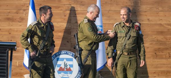 תא"ל יקי דולף נכנס לתפקידו כמפקד אוגדת יו"ש