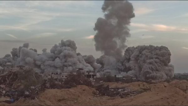 תיעוד: צה"ל פוצץ אוניברסיטה בדרום העיר עזה