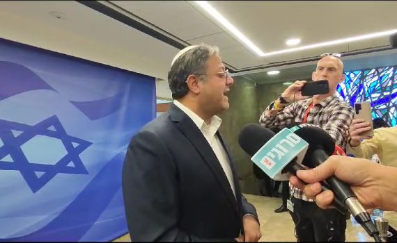 בן גביר: אתנגד לכניסת פועלים משטחי הרשות