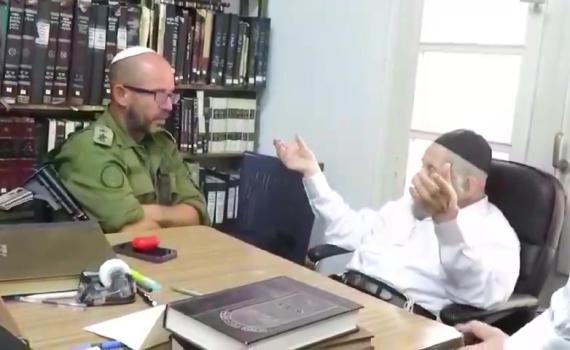 צפו: העימות הסוער בין ראש המכינה לרב החרדי