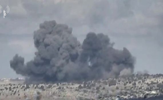 צפו: חוליית מחבלים חוסלה מהאוויר בלבנון