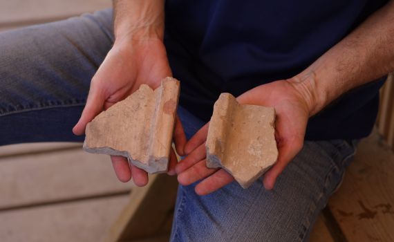 יבוא מיוון: בעיר דוד התגלו הרעפים הקדומים בישראל