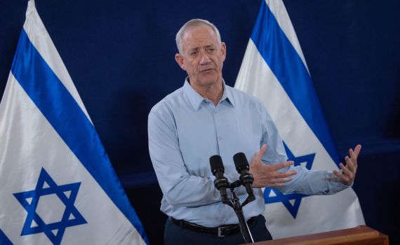 גנץ: סיום המלחמה בלי רפיח – כמו לכבות 80% מהשריפה