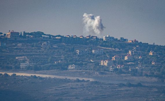 תיעוד: צה"ל תקף מחסן נשק של חיזבאללה בלבנון