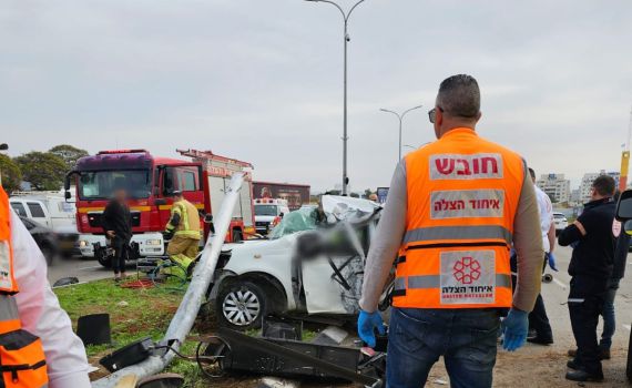 כבישים אדומים: בן 40 נהרג בתאונת דרכים באשדוד