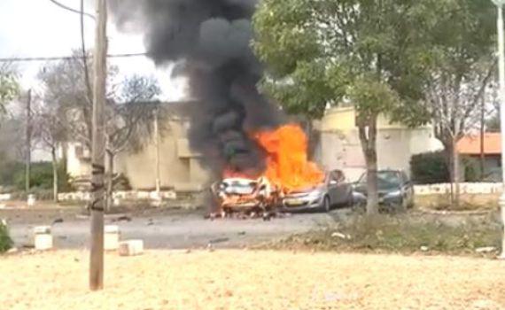 התחממות בצפון: טיל נ"ט פגע ברכב, כלי טיס עוין יורט