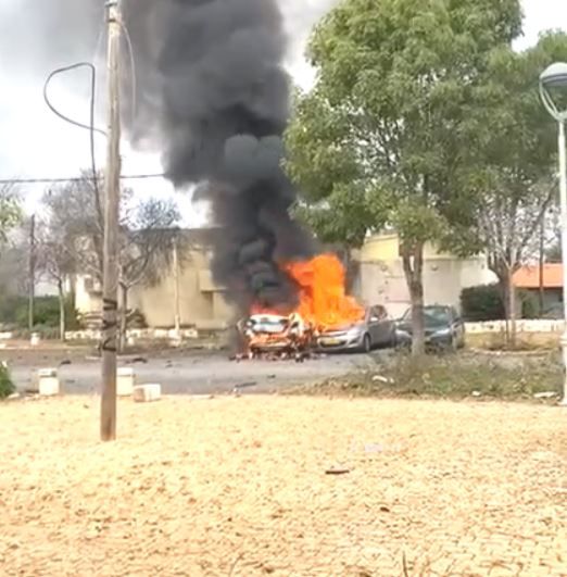 התחממות בצפון: טיל נ"ט פגע ברכב, כלי טיס עוין יורט