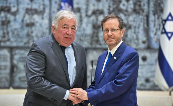 הרצוג: "אין יותר סיוע בגלל כישלון נחרץ של האו"ם"