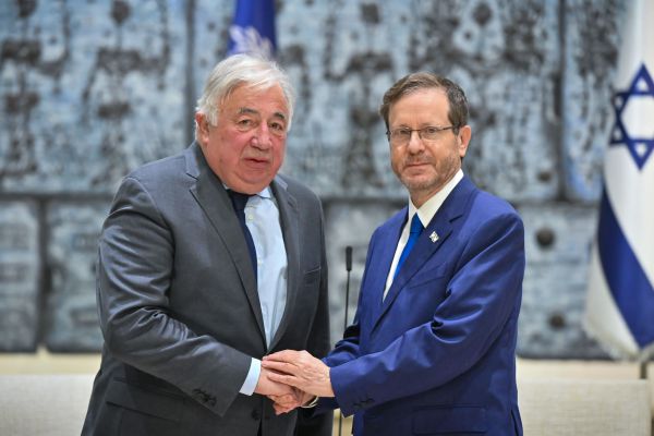 הרצוג: "אין יותר סיוע בגלל כישלון נחרץ של האו"ם"