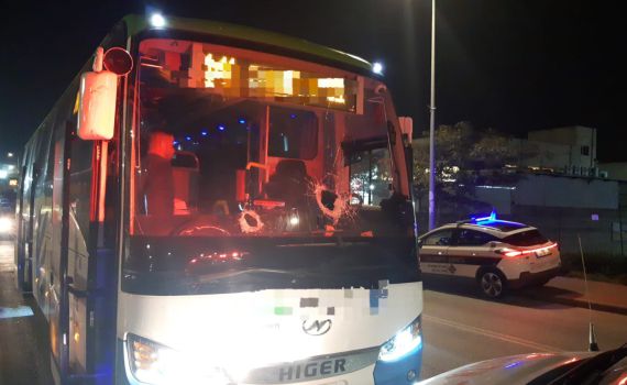 פיגוע אבנים בבנימין: אדם אחד פונה לבית החולים