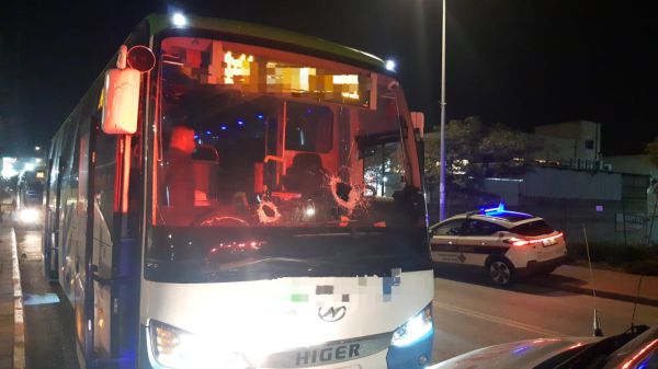 פיגוע אבנים בבנימין: אדם אחד פונה לבית החולים