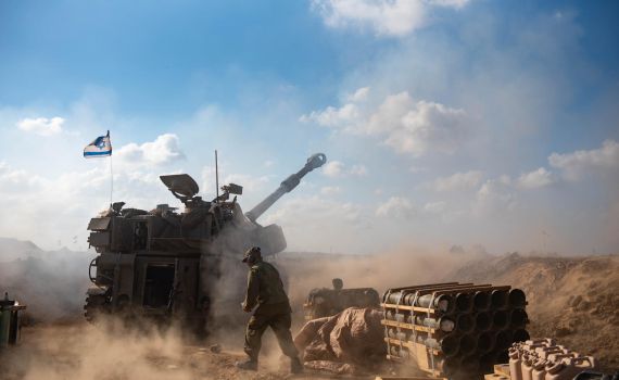 מעל 100 אלף פגזים נורו בעזה מתחילת המלחמה