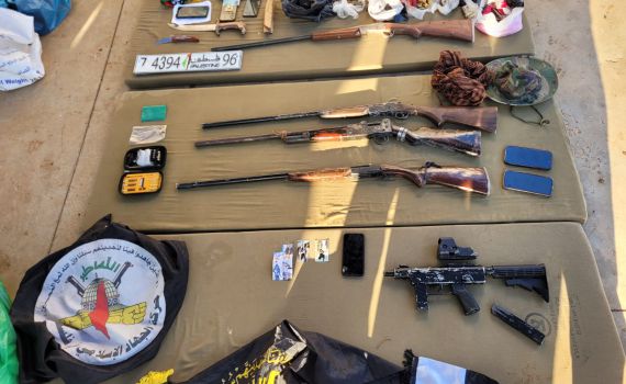 מעצר מבוקשים והחרמת אמל"ח: הפעילות ביו"ש