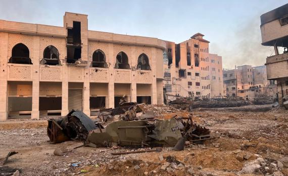 צה"ל השתלט על רובע הבכירים בעזה | כך זה נראה