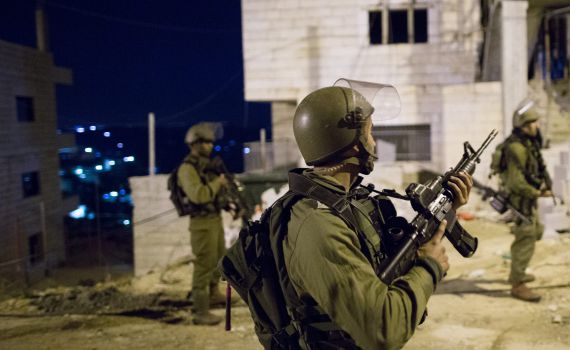 הפעילות הלילית ביו"ש: ירי על הכוחות, חייל נפצע קל