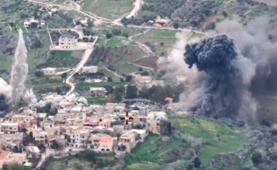 גלי תקיפה עזים: צה"ל המטיר אש עזה בדרום לבנון