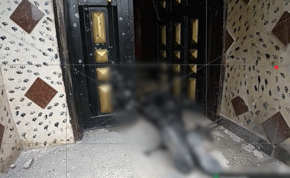 צליפה בפתח הבית: המחבל נורה לאחר שניסה להימלט