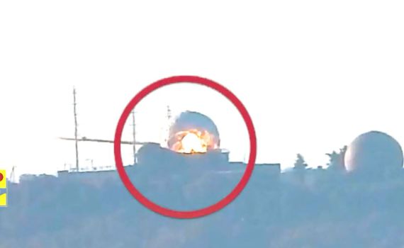 חיזבאללה מפרסם תיעוד של פגיעות בבסיס הר מירון