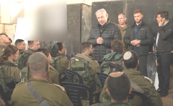 נתניהו נפגש עם קצינים ותקף את "האולפנים"