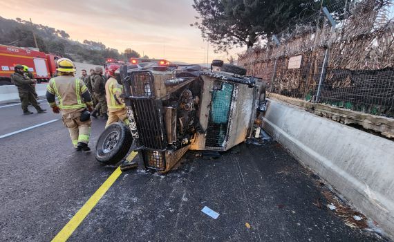 הקטל בכבישים: הרוג ו-4 פצועים בתאונה בגוש עציון