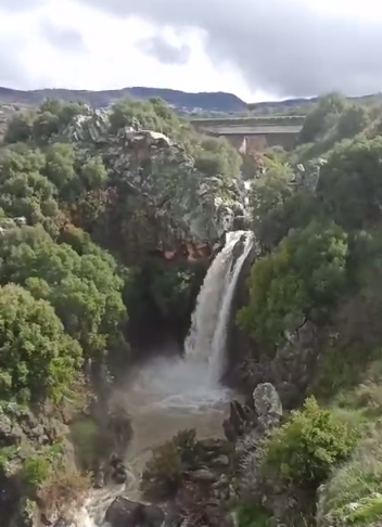 בשצף קצף: מפל סער בשיא עוצמתו | צפו