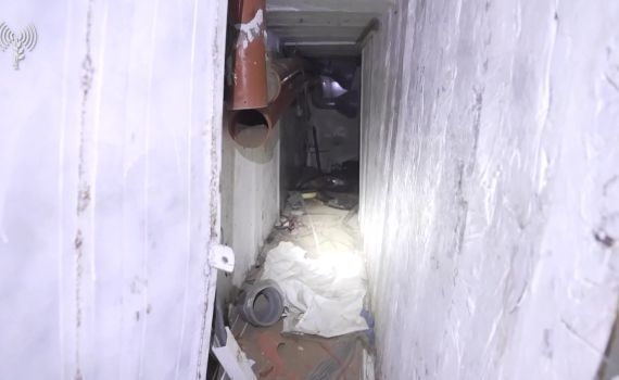 צה"ל חושף: תיעוד המנהרה בה הוחזקו החטופים בעזה
