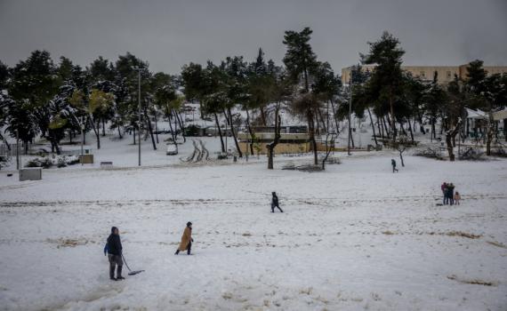 שימו לב: זה היום בו צפוי לרדת שלג בירושלים
