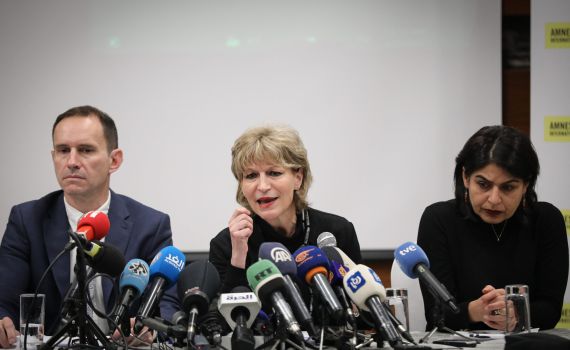 בזמן שהעולם התפקח: ארגון אמנסטי תומך באונר"א