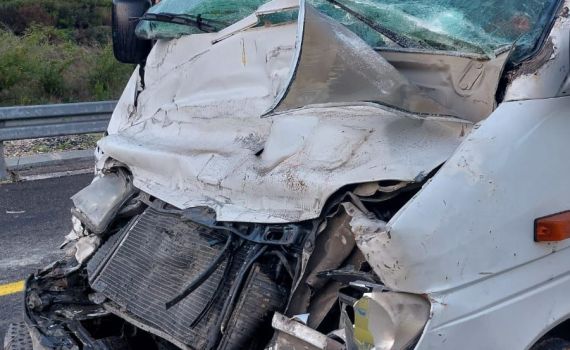 לכוד בתאונת דרכים סמוך לירושלים