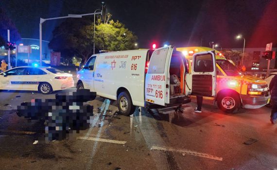 תאונות ללא הפסקה: רוכב אופנוע נפצע קשה בהרצליה