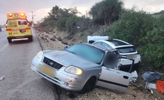 תאונה קטלנית: הרוג ו-5 פצועים בכביש 34